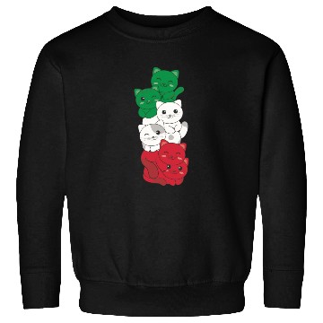 Discover Italian Flag Cat Italian Italy Sweatshirts