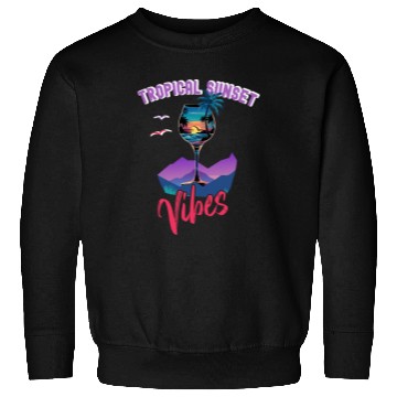 Discover Tropical Sunset Vibes Sweatshirts