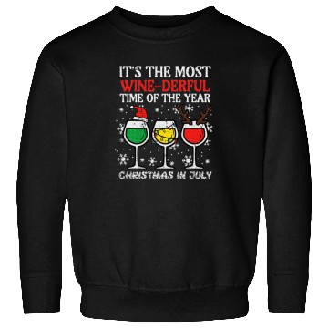 Discover Christmas In July Winederful Sweatshirts