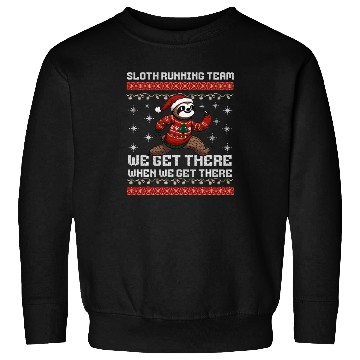 Discover Sloth Christmas 5k Running Team Sweatshirts