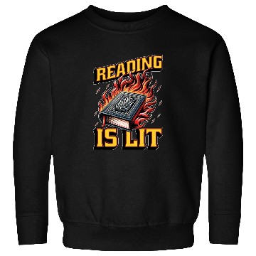 Discover Literature Teacher Reading Is Lit Educator Bookish Sweatshirts