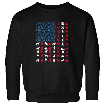 Discover French Bulldog Patriotic Frenchie 4th of July USA Sweatshirts