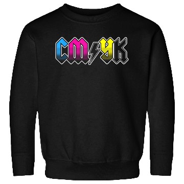 Discover CMYK Rock Band Graphic Designer Sweatshirts