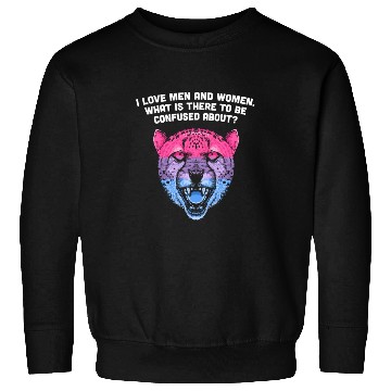 Discover I Love Men and Women Bisexual LGBTQ Bi Pride Gay L Sweatshirts