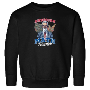 Discover 4th Of July Math Teacher American Math Teacher Sweatshirts