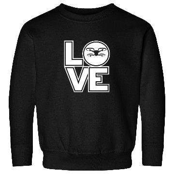Discover Quadcopter LOVE Funny Drone Pilot Sweatshirts