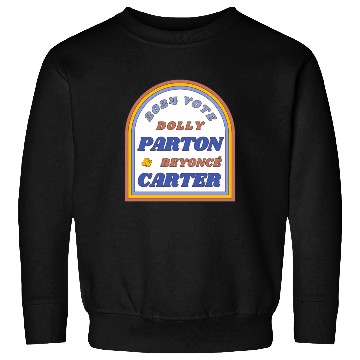 Discover Vote Dolly Parton & Beyonce Carter 2024 Election Sweatshirts