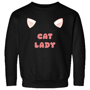 Discover Cute Cat Lady Sweatshirts with Kitty Ears for Cat Lover
