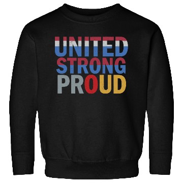 Discover Patriotic United Color Block Design Sweatshirts