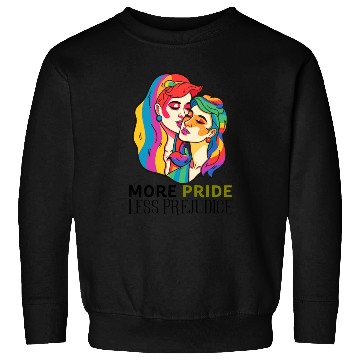 Discover More Pride Less Prejudice LGBT Pride Month Sweatshirts
