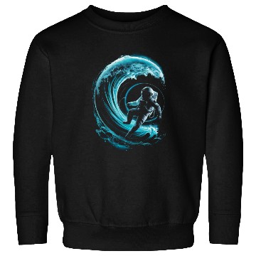 Discover Space Surfing Classic Sweatshirts