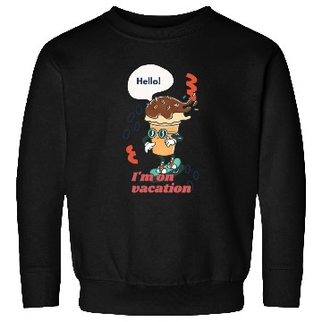 Discover Funny joyful Cool Vacation Ice Cream Cone Sweatshirts