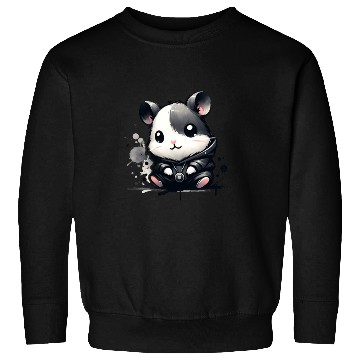 Discover Charcoal Hip Hop Hamster Sweatshirts