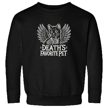 Discover Gothic Emo Cat Design For Cat Lovers And Sweatshirts