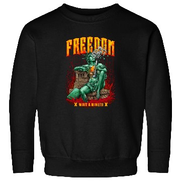 Discover statue of liberty smoking #1 Sweatshirts