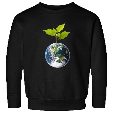 Discover Planet Earth with beautiful freshness growth tree Sweatshirts