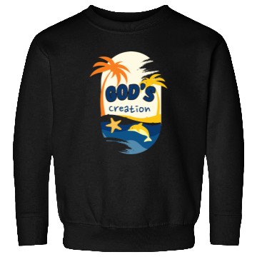 Discover God's Creation Summer Beach Vibes Sweatshirts