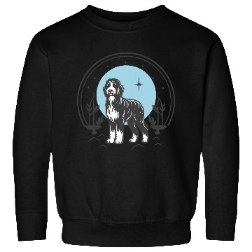 Discover Bernedoodle Tarot Card Dog | Celestial and Starsee Sweatshirts