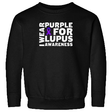Discover I Wear Purple For Lupus Awareness Month Lupus Sweatshirts