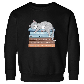 Discover How to Chill Like a Cat Classic Sweatshirts