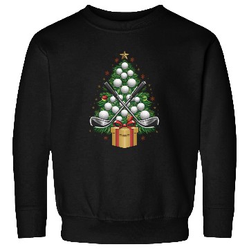 Discover Golf Equipment Christmas Tree Christmas Golf Sweatshirts