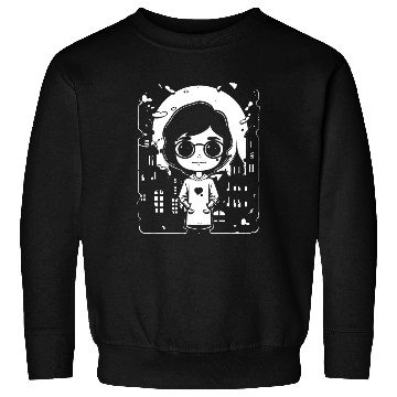 Discover Cute Chibi Anime Science Girl Sweatshirts