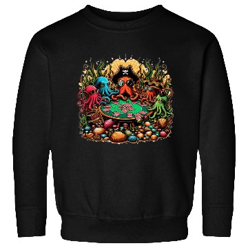 Discover Octopus Card Table Sweatshirts