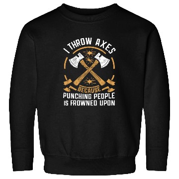 Discover Axe Throwing Enthusiasts Championship Precision Sweatshirts