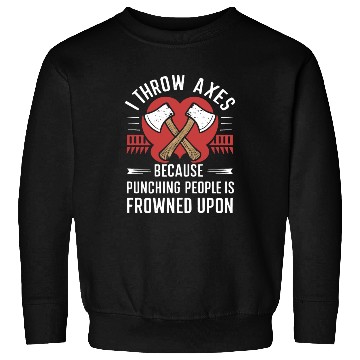 Discover Axe Throwing Enthusiasts Championship Precision Sweatshirts