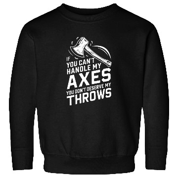 Discover Axe Throwing Enthusiasts Championship Precision Sweatshirts