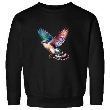 Discover Collared Sparrowhawk in Flight Sweatshirts