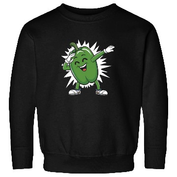 Discover Green Bell Pepper Dabbing Sweatshirts