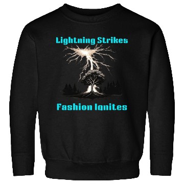 Discover Unleashed Force: Lightning Bolt Strikes Sweatshirts