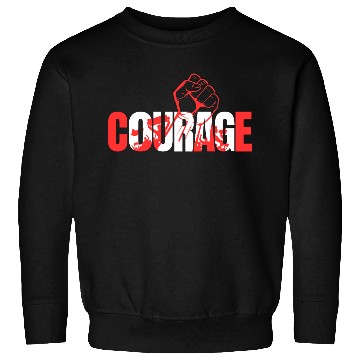 Discover Courage-Typography Design Sweatshirts