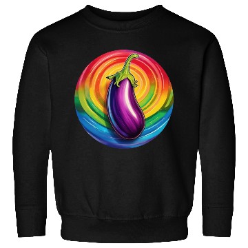 Discover LGBTQ Eggplant Sweatshirts