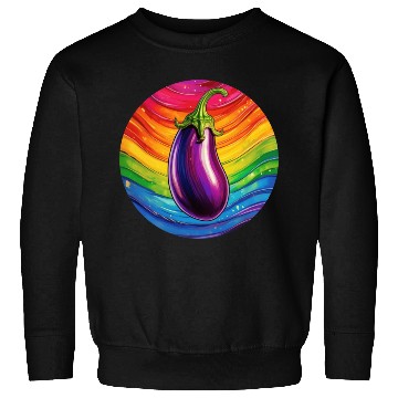 Discover LGBTQ Eggplant Sweatshirts