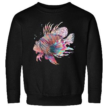 Discover Neon Lion Fish Sweatshirts