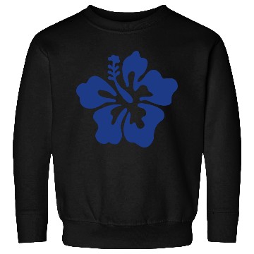 Discover Hibiscus - Blue Sweatshirts