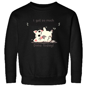 Discover Procrastinating Cat Sweatshirts