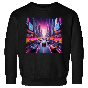 Discover Neon Nostalgia 2084 Sweatshirts