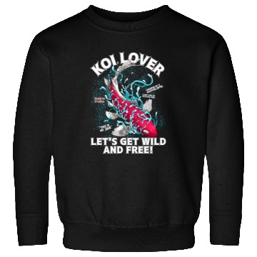 Discover Red Koi elegant animal Sweatshirts