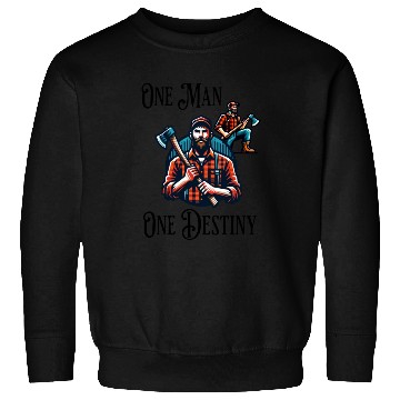 Discover Lumberjack Destiny Funny Man Axe Sweatshirts