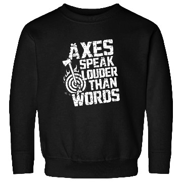 Discover Axe Throwing Enthusiasts Championship Precision Sweatshirts