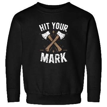 Discover Axe Throwing Enthusiasts Championship Precision Sweatshirts