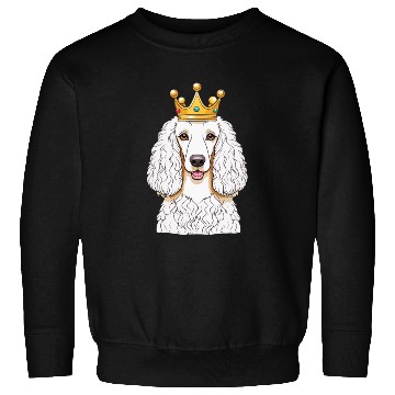 Discover "The crowned ones" - Poodle Sweatshirts