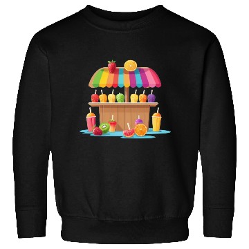 Discover ice cream cart on the beach Sweatshirts