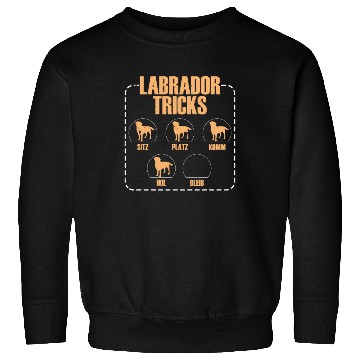 Discover LABRADOR TRICKS Funny Labrador Retriever Dog Sweatshirts