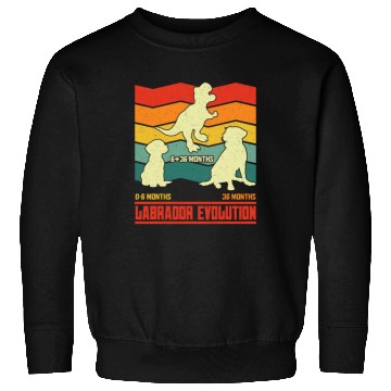 Discover Labrador Lover LABRADOR EVOLUTION Funny Sweatshirts
