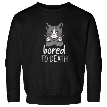 Discover Gothic Emo Cat Design For Cat Lovers And Sweatshirts