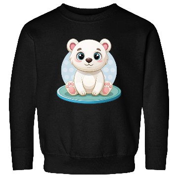 Discover polar bear cub Sweatshirts